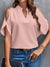 Dame Skulderfri Bluse Elegant Lett Stoff
