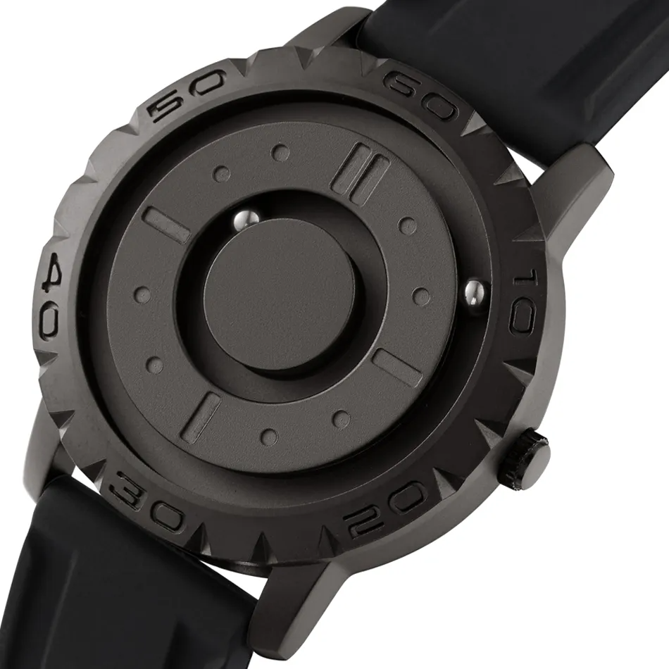 Variant image for Herreklokke Magnetisk Design Rustfritt Stål Elegant 40 mm-1