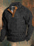 Herre Fleece Genser Retro Stil Myk Polyester 1