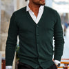Cardigan Jakke Herre Casual Myk Materiale-3