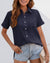 Variant image for Dame Bluse Kortermet Monokrom Lett Stoff-25