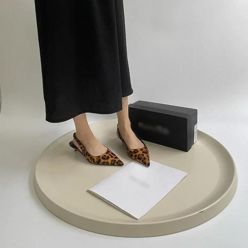 Leopard Spisse Hæler