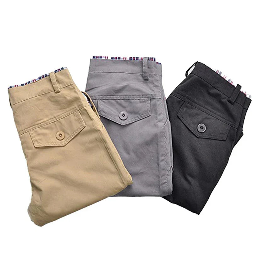 Herre Cargo Shorts Praktisk Design Bomullsblanding