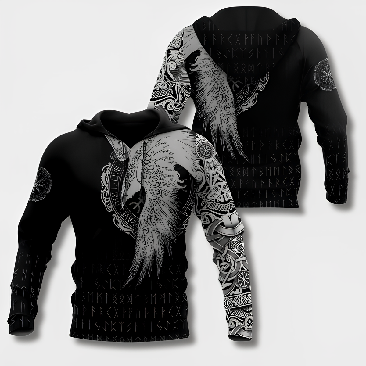 Variant image for Hettegenser Herre Viking Stil Komfortabel Bomull-25