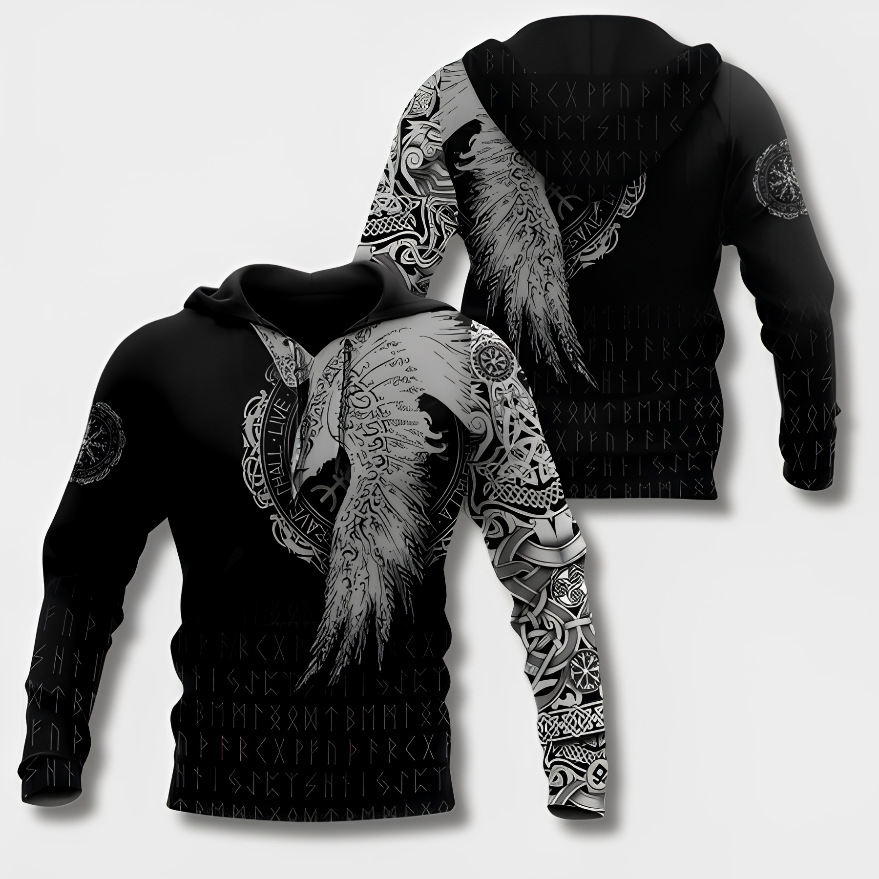 Variant image for Hettegenser Herre Viking Stil Komfortabel Bomull-25