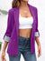 Dame Blazer Uformell Åpen Front Polyester-4