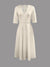 Kvinne A-linje Swing Kjole Retro 60-talls Polyester 4