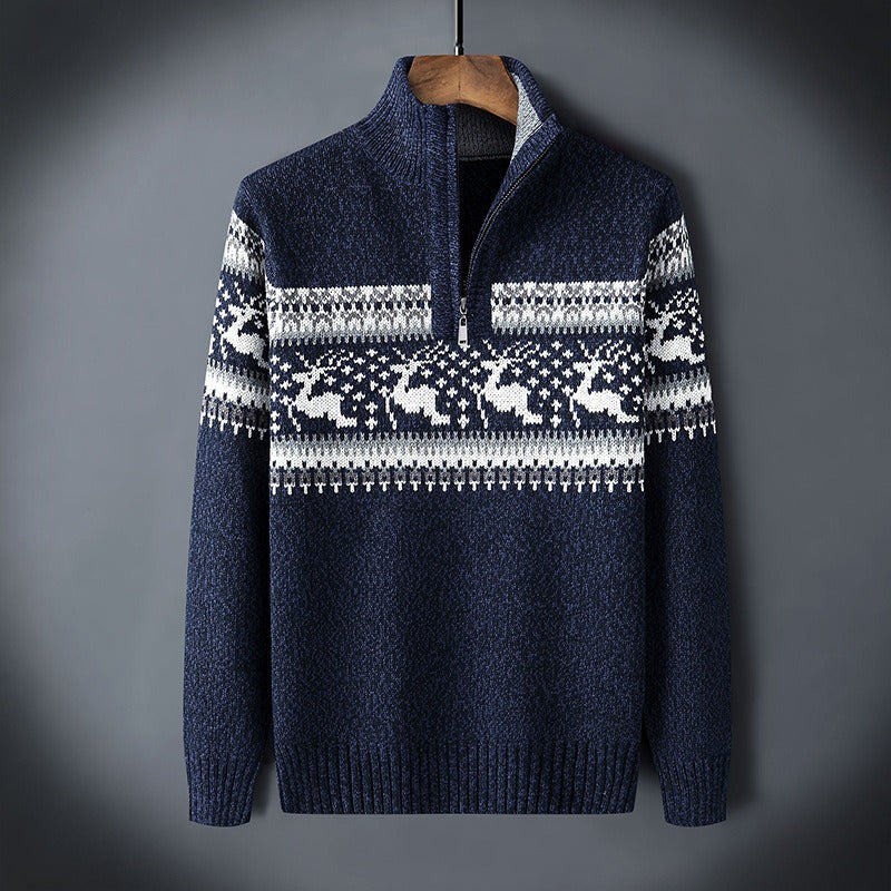 Herre Skjorte Zip-up Minimalistisk Skandinavisk Design