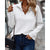 Damegenser V-hals Elegant Bomull Silke 2