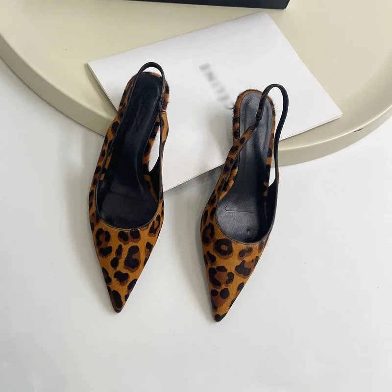Leopard Spisse Hæler