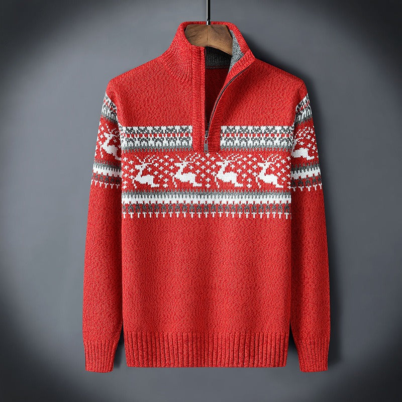 Herre Skjorte Zip-up Minimalistisk Skandinavisk Design