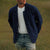 Herre Blazer Casual Stil 100% Bomull Komfortabel Design-3