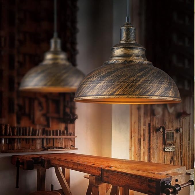 Retro industriell loft-pendellampe