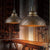 Retro industriell loft-pendellampe