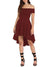 Damekjole Off-the-Shoulder Elegant Silhuett Polyester 5