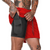 Dobbeltlags strandshorts for menn