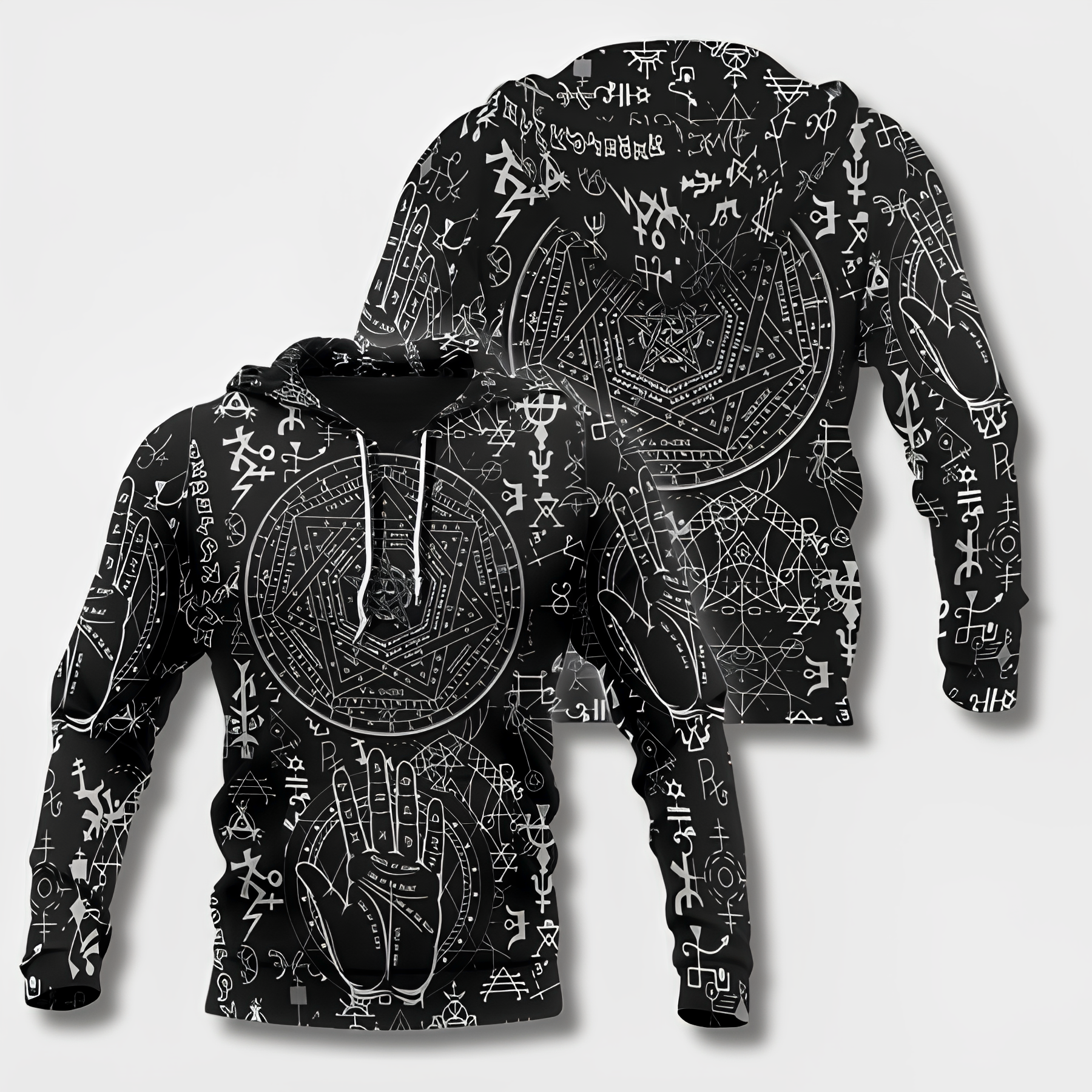 Variant image for Hettegenser Herre Viking Stil Komfortabel Bomull-41