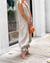 Dame Jumpsuit Ermeløs V-hals Lett Polyester-3
