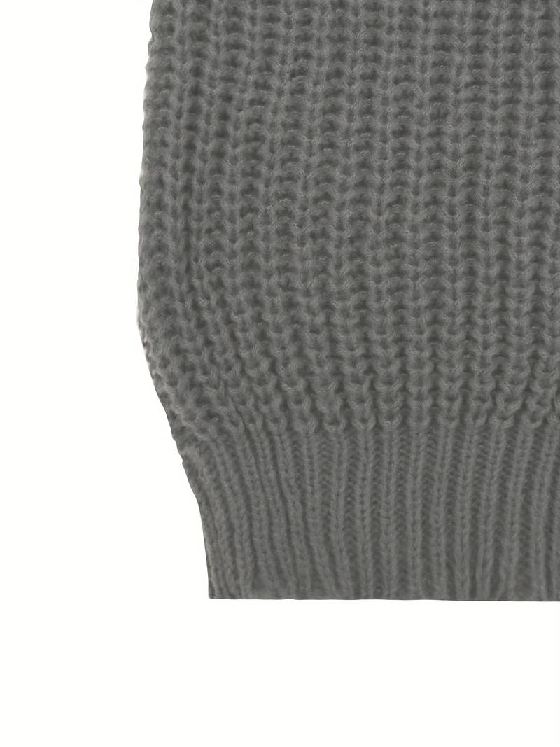 Cardigan Jakke Herre Tidløs Strikket Materiale