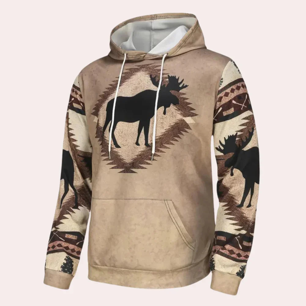 Hettegenser Herre Casual Myk Bomull-5