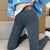 Fløyelsfôret fleece-leggings for kvinner