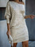 Dame Festkjole med Paljetter Elegant Design Polyester-4
