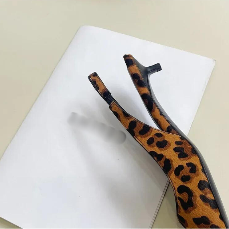 Leopard Spisse Hæler