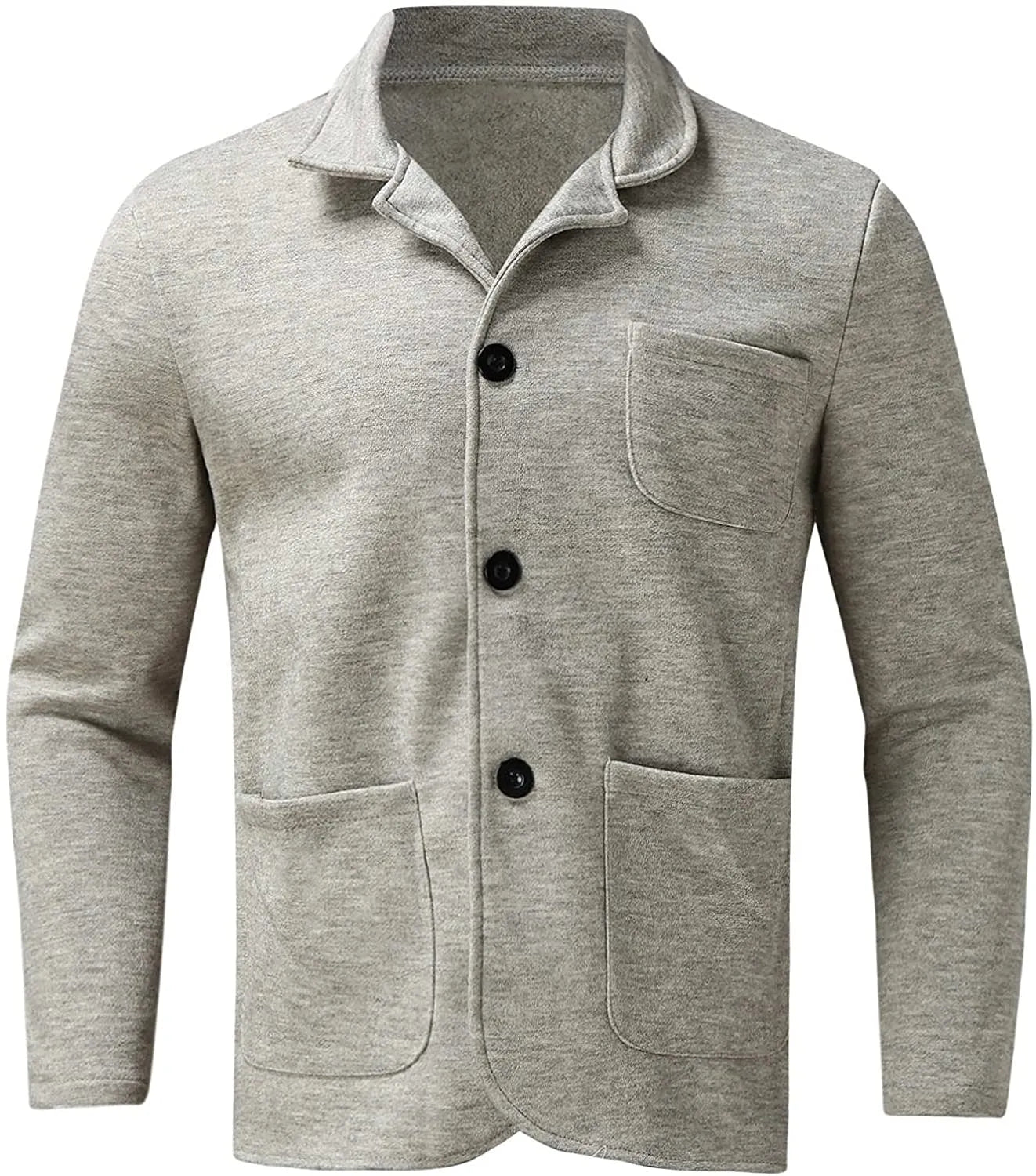 Herre Blazer Casual Stil 100% Bomull Komfortabel Design-6