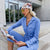 Dame Jumpsuit Elegant Passform Polyester med Jakkeslag og Lange Ermer-5