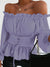 Variant image for Kvinne Bluse Rüsch Detaljer 100% Polyester Elegant Design-17