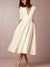Kvinne A-linje Swing Kjole Retro 60-talls Polyester 2