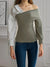 Dame Asymmetrisk Topp Moderne Design Mykt Stoff