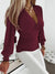 Variant image for Kvinne Langermet Topp V-Hals Ruffles Polyester-33