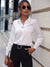 Kvinne Forretningsbluse Elegant Polyester 4