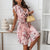 Dame Sommerkjole Feminin Snitt Lett Stoff