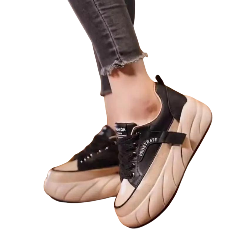 Myke joggesko med tykk såle for kvinner