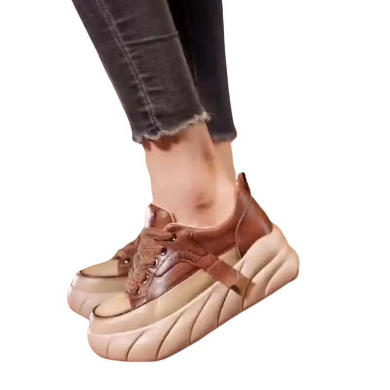 Myke joggesko med tykk såle for kvinner