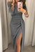 Variant image for Lang Kjole Dame Off-Shoulder Høykvalitetsstoff til Bryllup-30