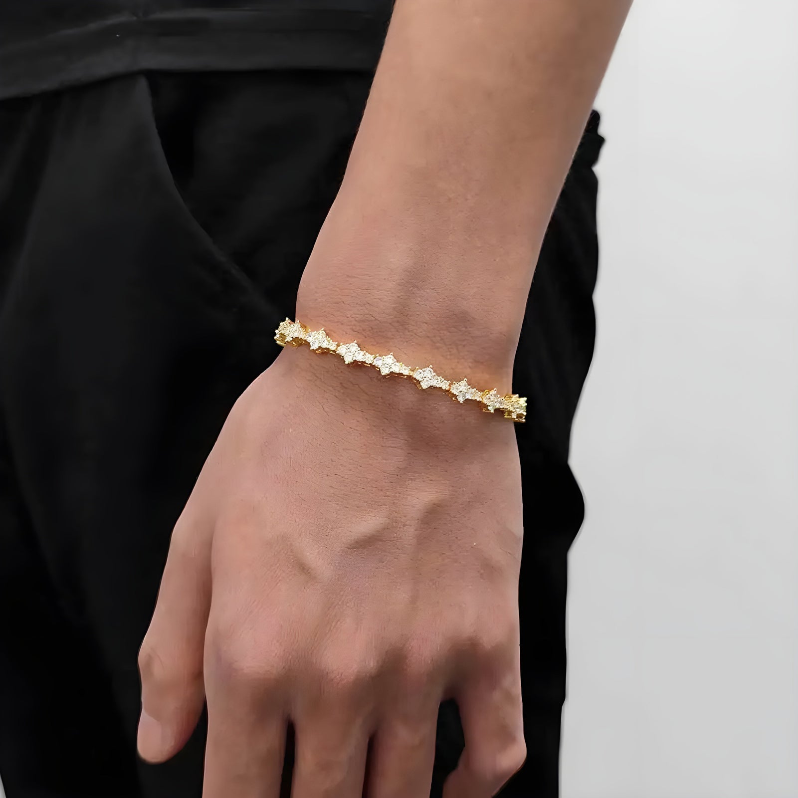 Armbånd Dame Geometrisk Design med Rhinestones 1