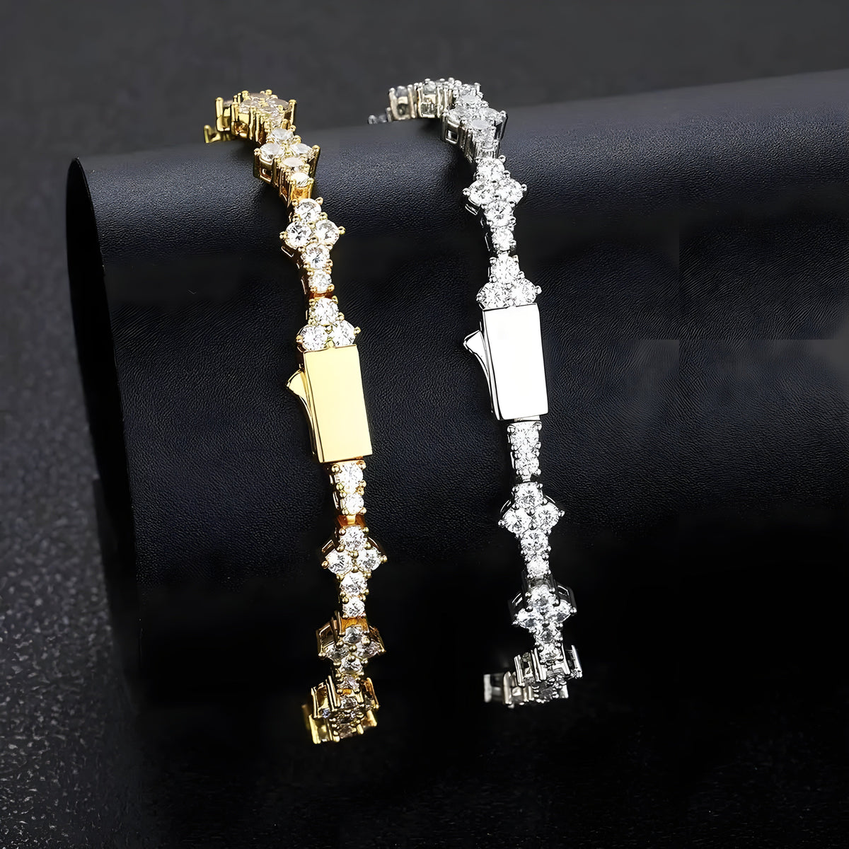 Armbånd Dame Geometrisk Design med Rhinestones 2