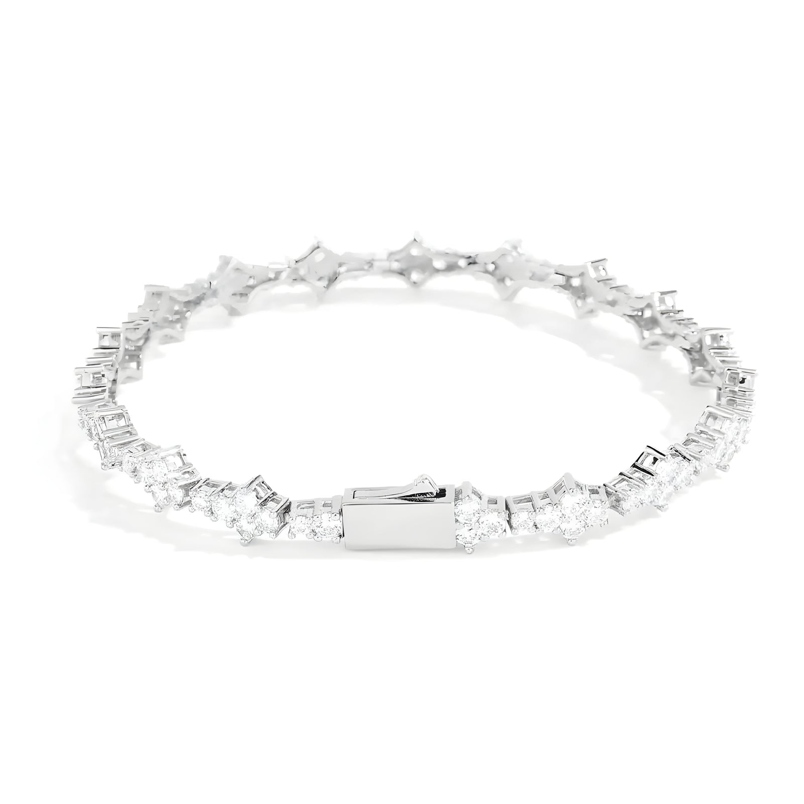 Armbånd Dame Geometrisk Design med Rhinestones 3
