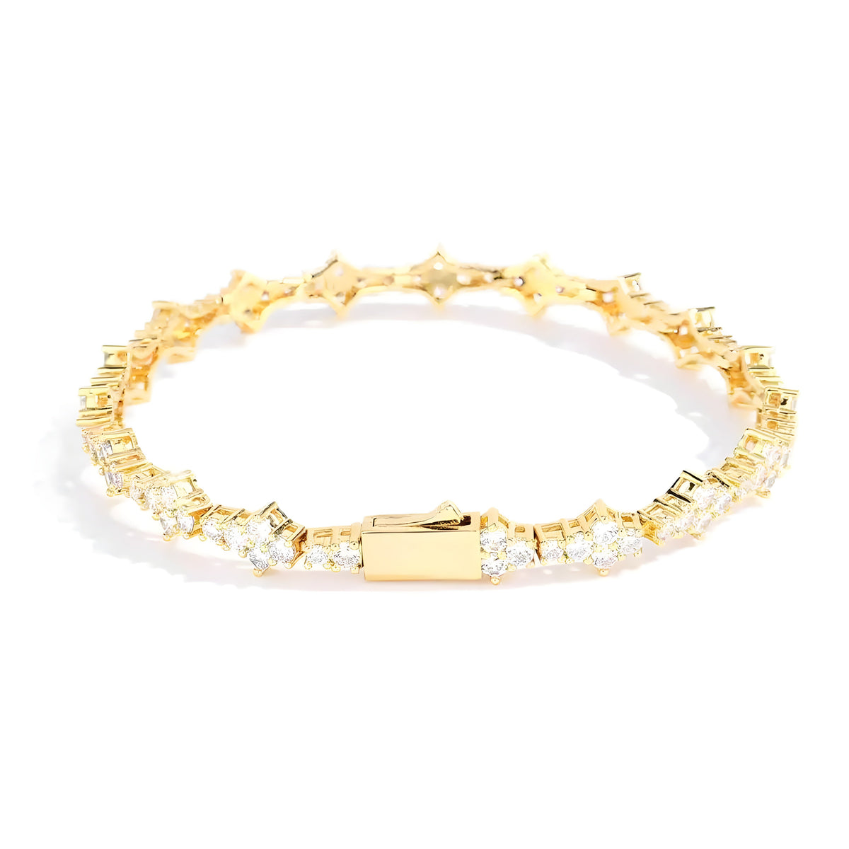 Armbånd Dame Geometrisk Design med Rhinestones 4