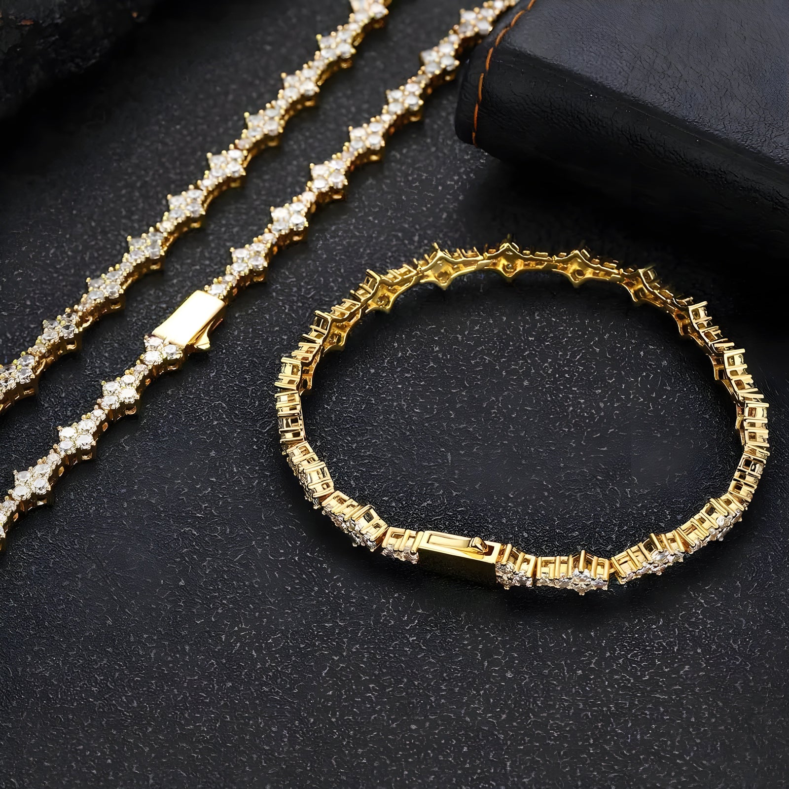 Armbånd Dame Geometrisk Design med Rhinestones 5