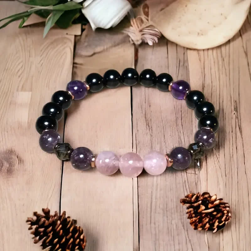 Armbånd med Naturperler - Aurora 0