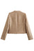 Kvinne Frayed Fringe Jakke Lett Stoff-5