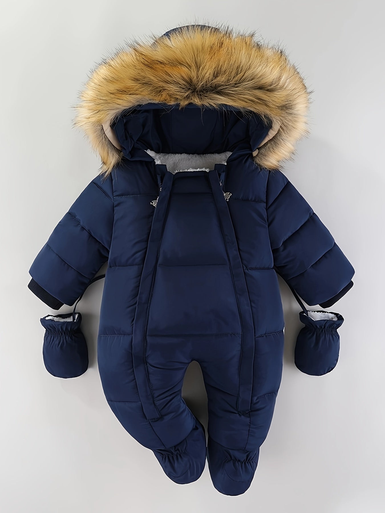 Baby Sovedress med Hetter for Vinterbruk 3