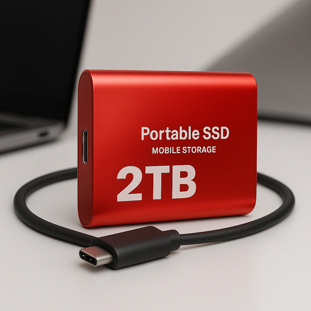 Bærbar SSD-disk med høy hastighet og kompakt design 2
