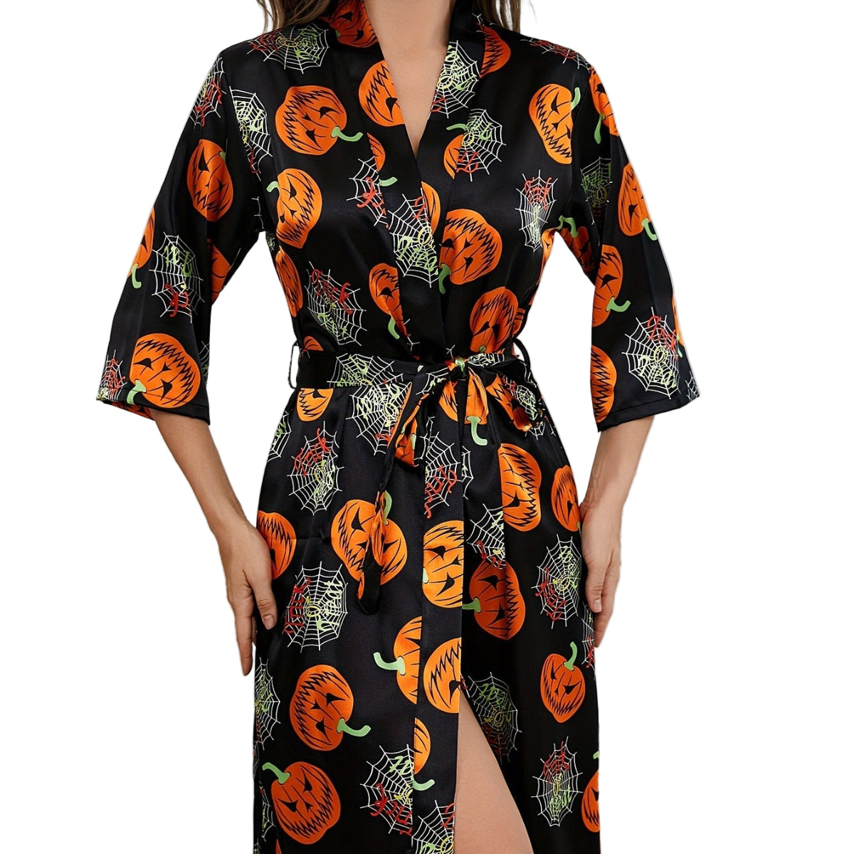 Barns Halloween Kostyme Gresskarmønster Løs Design Myk Stoff 0