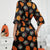 Barns Halloween Kostyme Gresskarmønster Løs Design Myk Stoff 3