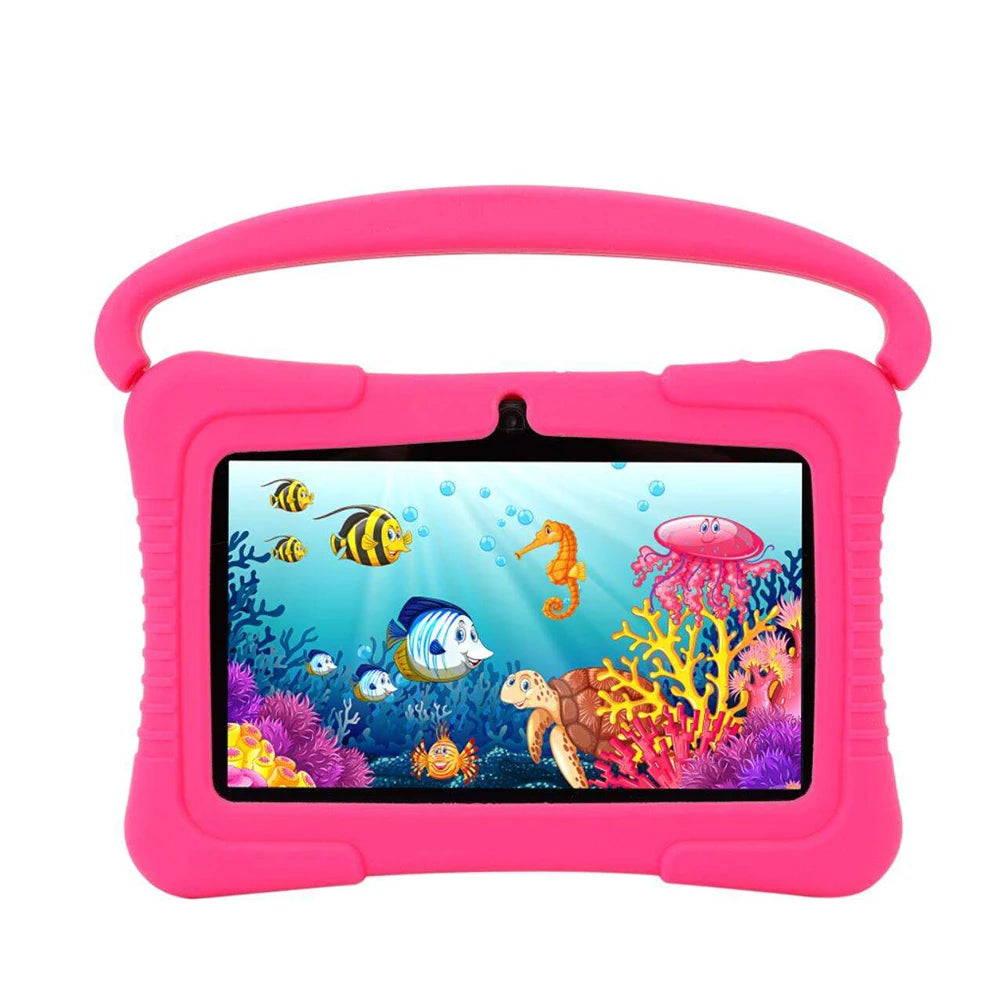Barns Nettbrett 7-tommer Android 12 med 32GB Minne og IPS-skjerm 7